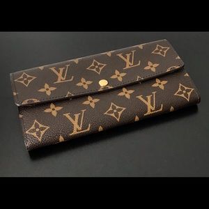 Louis Vuitton Monogram Canvas Sarah Wallet